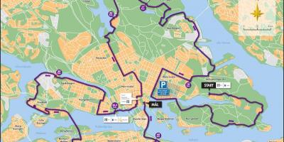斯德哥尔摩地图自行车