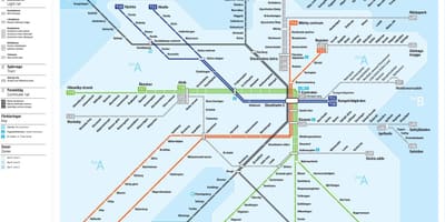 斯德哥尔摩中央火车站地图