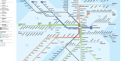 Sl tunnelbana地图