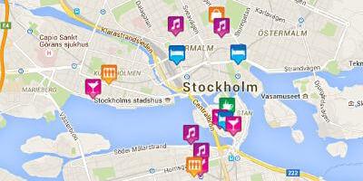 地图上的同性恋地图斯德哥尔摩